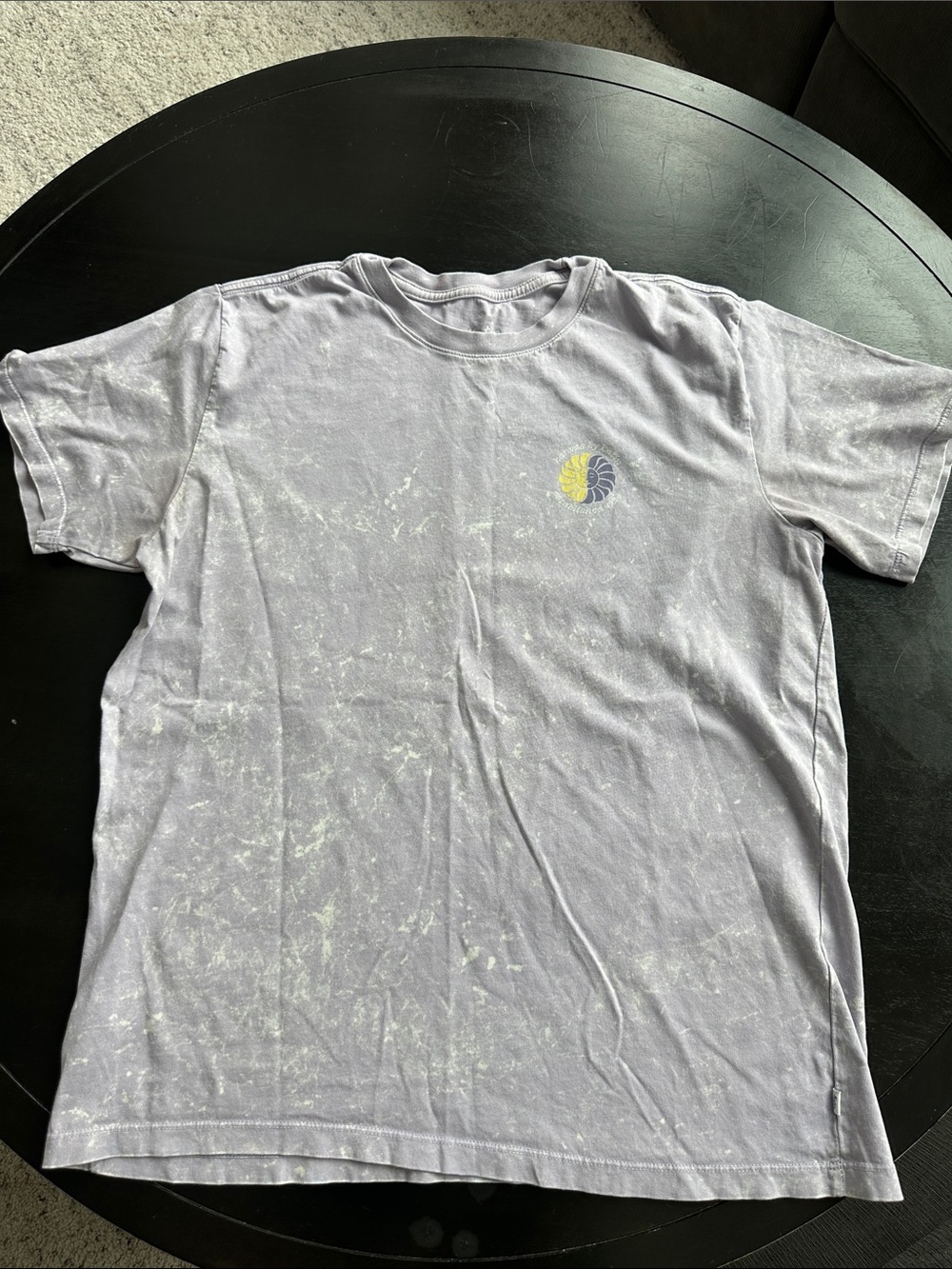 Men's Katin Crew Neck T-Shirt in Light Lavender with Graphic